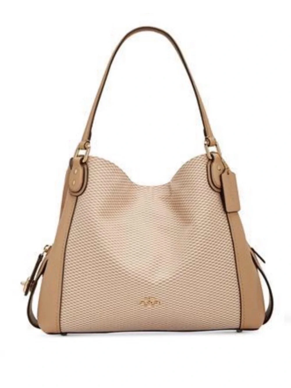 Coach NWT Legacy Jacquard Edie Tan/Beechwood Shoulder Bag w/ Dustbag - Picture 1 of 9